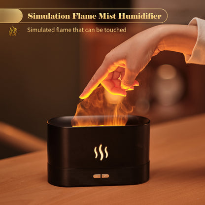 'The Flamme' Light Mist Humidifier Aromatherapy with Flame